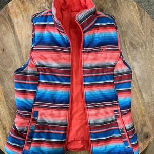 Ariat Puffer Vest Reversible size M